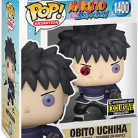 Pop Naruto Obito Uchiha Unmasked Vinyl Figure EE Exclusive #1400