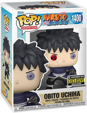 Pop Naruto Obito Uchiha Unmasked Vinyl Figure EE Exclusive #1400