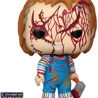 Pop Chucky Bride of Chucky Chucky Bloody Vinyl Figure EE Exclusive #1694