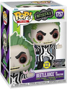 Pop Beetlejuice Beetlejuice on Tombstone GITD Plus Vinyl Figure EE Exclusive #1757