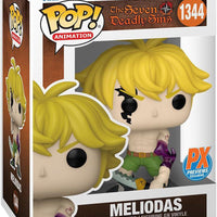 Pop Seven Deadly Sins Meliodas Demon Mode Vinyl Figure PX Exclusive #1344