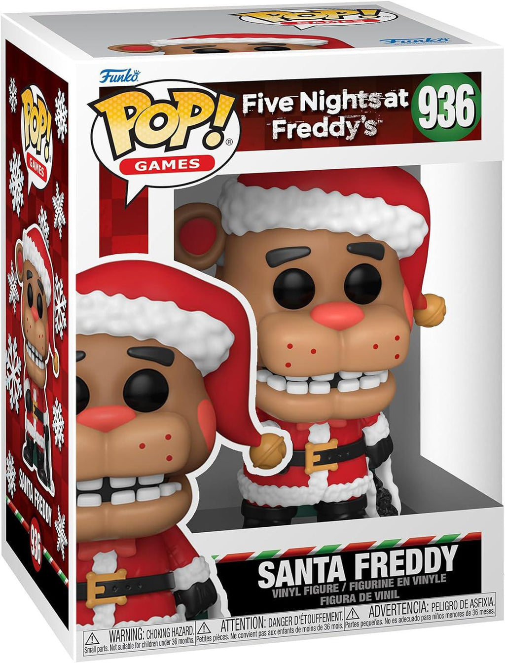 Pop Five Nights at Freddy's Holiday Santa Freddy Vinyl Figure #936