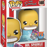 Pop Simpsons Mr. Sparkle Diamond Glitter Vinyl Figure PX Exclusive #1465