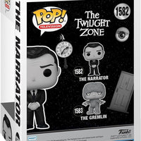 Pop Twilight Zone 1959 Narrator Vinyl Figure #1582