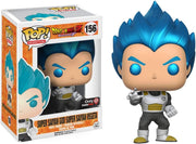 Pop Dragon Ball Z Super Saiyan God Metallic Blue Vegeta Vinyl Figure GameStop Exclusive #156