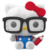 Pop Hello Kitty Hello Kitty Hipster Nerd with Glasses Flocked Vinyl Figure FYE Exclusive #65