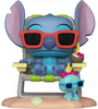 Pop Lilo & Stitch Stitch in Sunlounger Vinyl Figure #1639