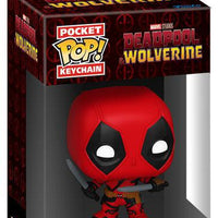 Pocket Pop Marvel Deadpool & Wolverine Deadpool with Swords Key Chain