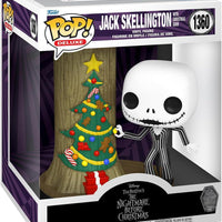 Pop Deluxe NBX 30th Anniversary Jack Skellington with Christmas Door Viny Figure #1360