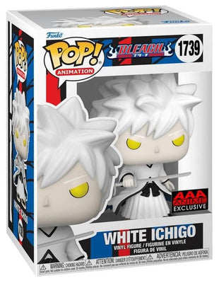 Pop Bleach White Ichigo Vinyl Figure AAA Anime Exclusive #1739