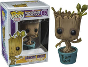 Pop Guardians of the Galaxy Dancing Groot Vinyl Figure Hot Topic Exclusive #65)