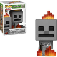 Pop Minecraft Flaming Skeleton Vinyl Figure Target Exclusive