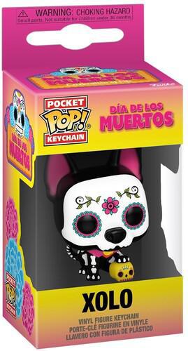 Pocket Pop Dia de los Muertos Xolo Key Chain