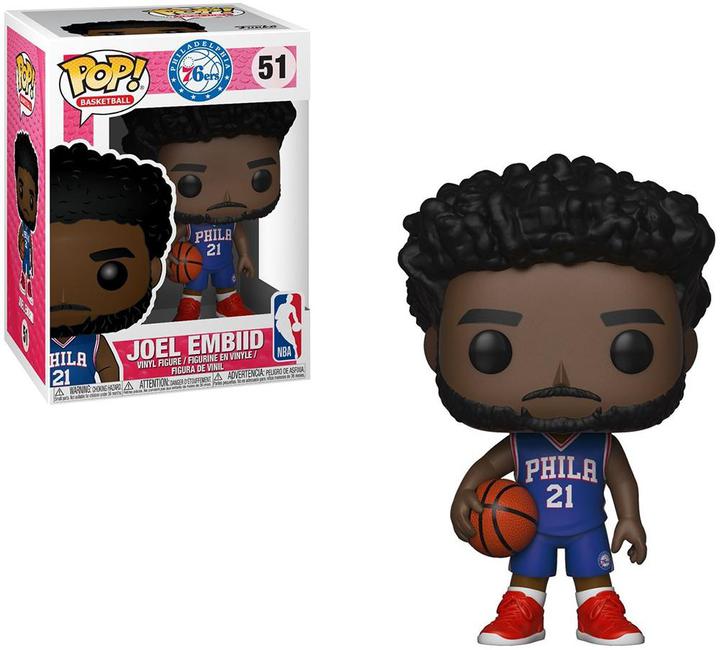 Pop NBA Stars 76ers Joel Embiid Vinyl Figure