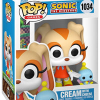 Pop Sonic the Hedgehog Cream with Cheese Vinyl Figure #1034