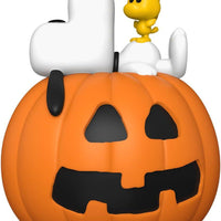 Pop Deluxe Peanuts Snoopy & Woodstock with Pumpkin Vinyl Figure #1589