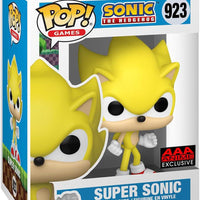 Pop Sonic the Hedgehog Super Sonic Vinyl Figure AAA Anime Exclusive #923