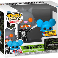 Pop Simpsons Treehouse Horror Itchy & Scratchy Vinyl Figure Hot Topic Exclusive #1267