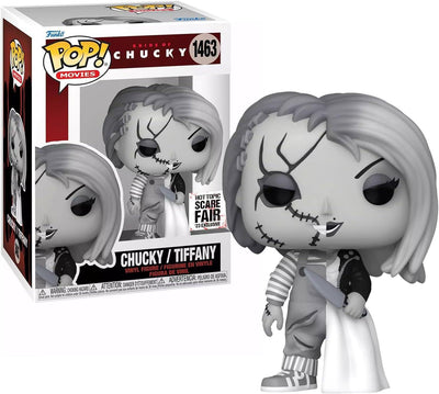 Pop Bride of Chucky Chucky/Tiffany Vinyl Figure Hot Topic Exclusive #1463