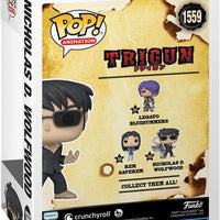 Pop Trigun Nicholas D. Wolfwood with Punisher Vinyl Figure #1559