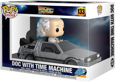 Pop Rides Back to the Future Doc with Time Machine Vinyl Figure #133