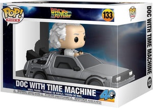 Pop Rides Back to the Future Doc with Time Machine Vinyl Figure #133