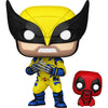 Pop Marvel Deadpool & Wolverine Wolverine with Babypool Vinyl Figure #1403