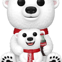 Pop Coca-Cola Coca-Cola Polar Bear with Cub Vinyl Figure #241