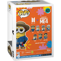 Pop BTS x Despicable Me 4 Minion V Vinyl Figure #423