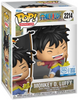 Pop One Piece Monkey D. Luffy with Flag Vinyl Figure Funko Shop Exclusive #2214