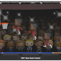 Pop Moment Deluxe NBA Chicago Bulls Michael Jordan (1987 Dunk Contest) Vinyl Figure with Case #209