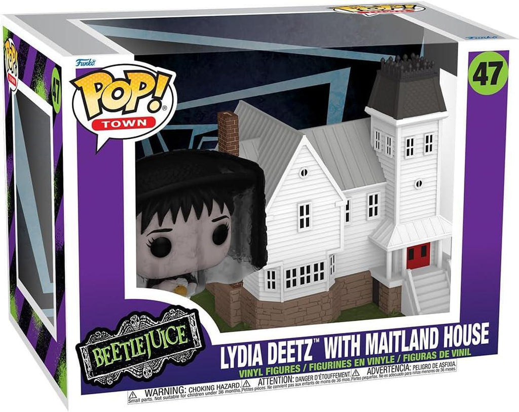 Pop Town Beetlejuice Lydia Deetz with Maitland House Vinyl Figure #47