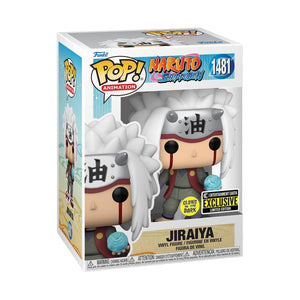 Pop Naruto Shippuden Jiraiya with Rasengan Glow in the Dark Vinyl Figure EE Exclusive #1481