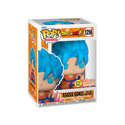 Pop Dragon Ball Super SSGSS Goku Kaio-Ken Times Twenty Glow-in-the-Dark Vinyl Figure BoxLunch Exclusive #1256