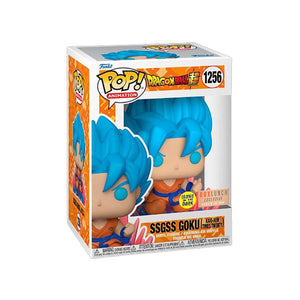Pop Dragon Ball Super SSGSS Goku Kaio-Ken Times Twenty Glow-in-the-Dark Vinyl Figure BoxLunch Exclusive #1256