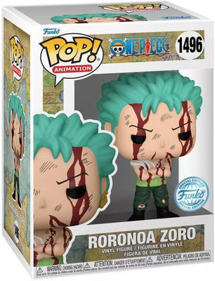 Pop One Piece Roronoa Zoro Vinyl Figure Funko Exclusive #1496