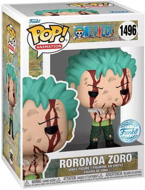 Pop One Piece Roronoa Zoro Vinyl Figure Funko Exclusive #1496