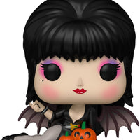 Pop Elvira Mistress of the Dark Elvira with Pumpkins Vinyl Figure #94