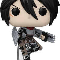 Pop Attack on Titan Mikasa Ackermann (Metallic) Vinyl Figure BBTS Exclusive #1446