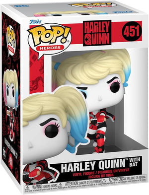 Pop Harley Quinn Harley Quinn with Bat Vinyl Figure #451