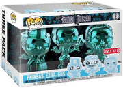 Pop Haunted Mansion Phineas, Ezra, Gus Metallic Chrome Vinyl Figure 3-Pack Target Exclusive