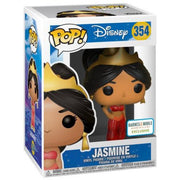 Pop Disney Aladdin Jasmine Red Glitter Vinyl Figure Barnes & Noble Exclusive