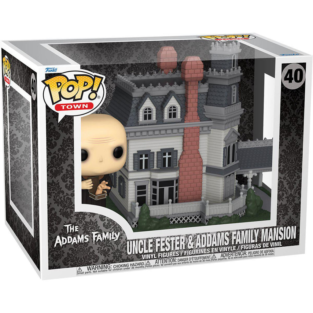 Pop Town Addams Family Uncle Fester & Addams Family Mansion Vinyl Figure #40