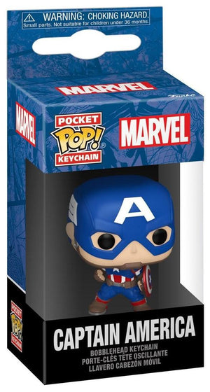 Pocket Pop Marvel New Classics Captain America Key Chain