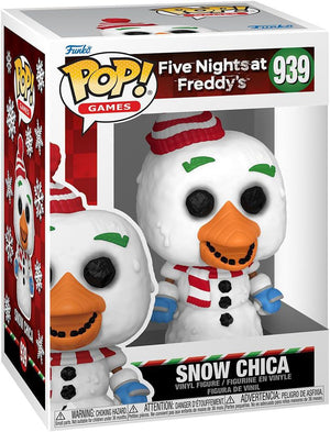 Pop Five Nights at Freddy's Holiday Snow Chica Vinyl Figure #936