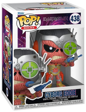 Pop Iron Maiden Cyborg Eddie Vinyl Figure #438