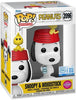 Pop Peanuts Snoopy & Woodstock Flocked Vinyl Figure Funko Shop Exclusive #2096