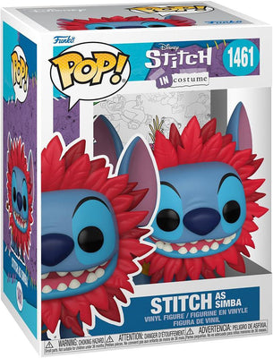 Pop Disney Stitch in Costume Stitch as Simba Vinyl Figure #1461