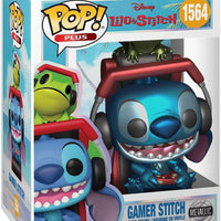 Pop Plus Lilo & Stitch Gamer Stitch (Metallic) Vinyl Figure #1564