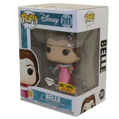 Pop Disney Beauty and the Beast Belle Diamond Collection Vinyl Figure Hot Topic Exclusive